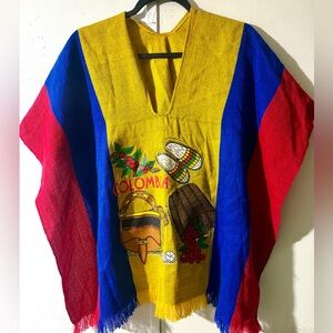 Colorful Colombian Poncho